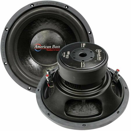 ABACUS 12 in., 600W Max 4 Ohm DVC Subwoofer AB3339875